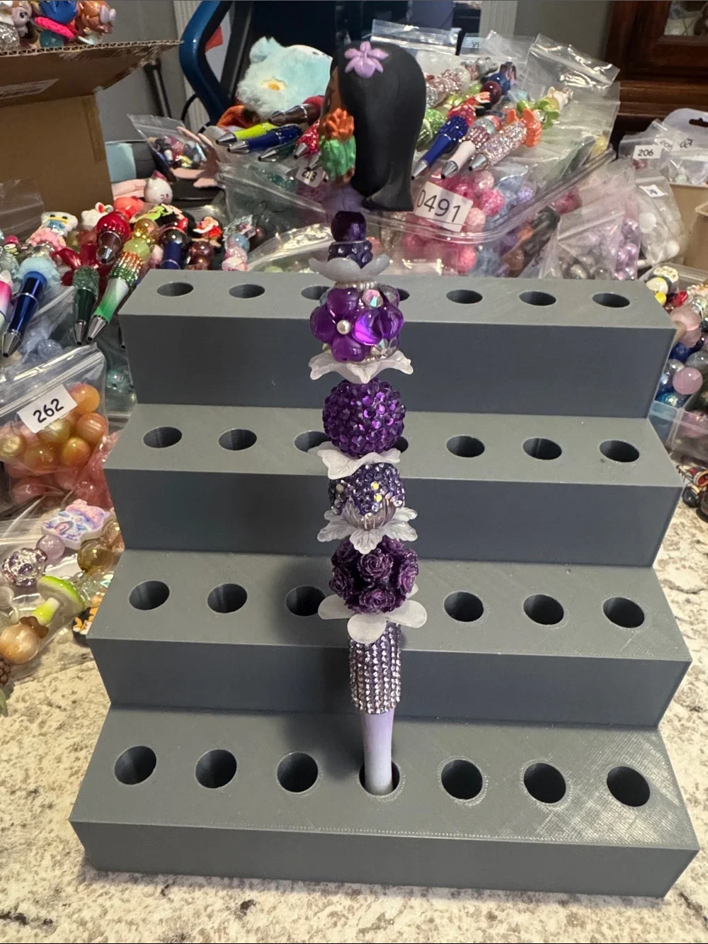 NWOT Disney Doorables Isabela Madrigal Beaded Pen Handmade by Me